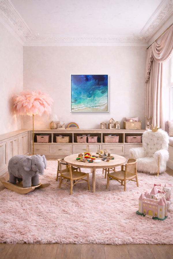Cala Moll, Mallorca by Ana Ortiz, original painting, in room