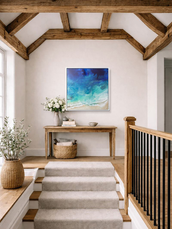 Cala Moll, Mallorca by Ana Ortiz, original painting, in room