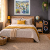 Tapestry Of Blue by Mario Malfer, original painting, in room