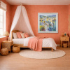 Tapestry Of Blue by Mario Malfer, original painting, in room