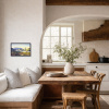 Alpine Ranch by Carla Bosch, original painting, in room