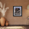Majestic Elephant by Stephen Park, original painting, in room