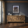 Majestic Elephant by Stephen Park, original painting, in room