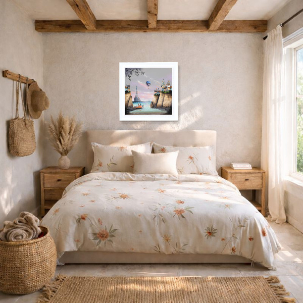 The Cove by Gary Walton, limited edition print, in room