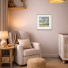 Golden Interlude by Harry Brioche, original painting, in room