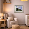 Summers Day By The Pond by Daniel Van der Putten, original painting, in room