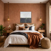 The Space Between by Marco Ariè, original painting, in room