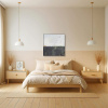 The Space Between by Marco Ariè, original painting, in room
