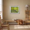 Bluebell Woodland Walk by Gerhard Nesvadba, original painting, in room