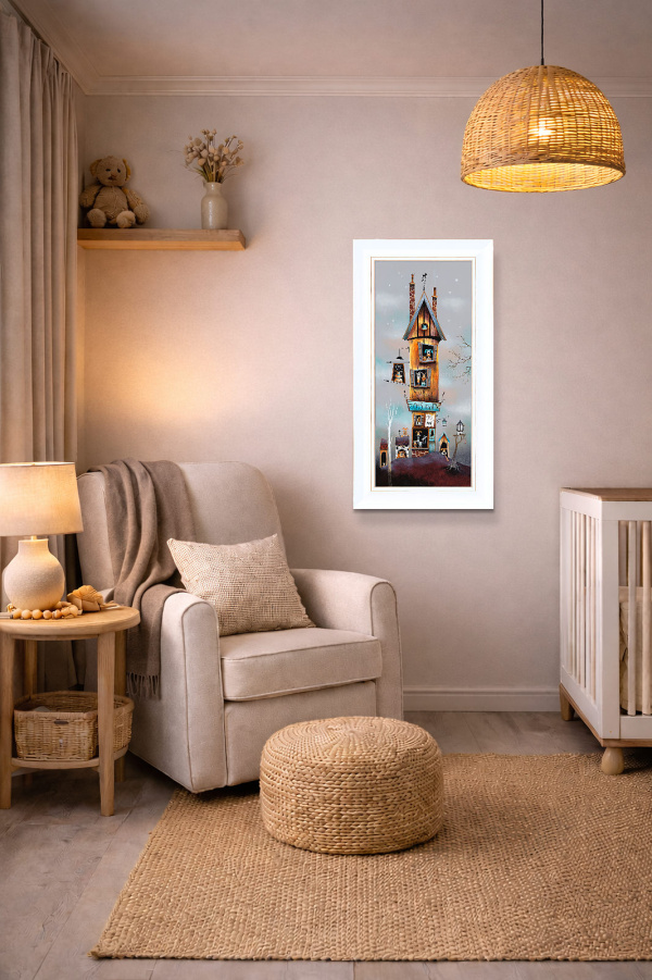 In The Dog House by Gary Walton, limited edition print, in room