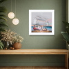In The Pink by Gary Walton, limited edition print, in room