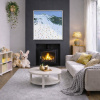 Val D’Isère, La Bellevarde by Antonio Navarro (Casimiro), original painting, in room