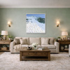 Val D’Isère, La Bellevarde by Antonio Navarro (Casimiro), original painting, in room