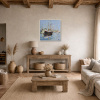 At The Marina by Frank Getty, original painting, in room