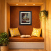 Exquisite Treasures by Gyula Boros, original painting, in room