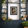 Exquisite Treasures by Gyula Boros, original painting, in room