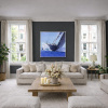 Heeling by Raffaele Fiore, original painting, in room