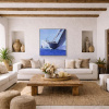 Heeling by Raffaele Fiore, original painting, in room