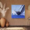 Heeling by Raffaele Fiore, original painting, in room