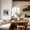 Summer Escape by Raffaele Fiore, original painting, in room