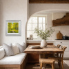 Walks With You by Gerhard Nesvadba, original painting, in room