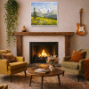 Grindelwald, Switzerland by Gerhard Nesvadba, original painting, in room