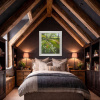 Walking Amongst Wild Flowers, Poppies & Daisies by Gerhard Nesvadba, original painting, in room