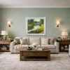 Tranquil Afternoon By The River by Gerhard Nesvadba, original painting, in room