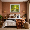 Dreaming To Be, Woodland Walk by Gerhard Nesvadba, original painting, in room