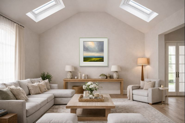 Harmony Of Nature by Harry Brioche, original painting, in room