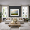 Endless Serenity by Harry Brioche, original painting, in room