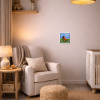 Birds IV by Sunita Khedekar, original painting, in room