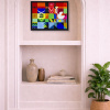Harmony I by Sunita Khedekar, original painting, in room