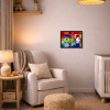 Harmony I by Sunita Khedekar, original painting, in room