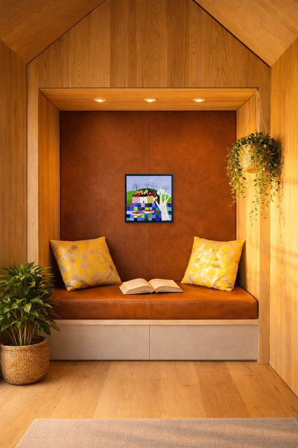 Reflection I by Sunita Khedekar, original painting, in room