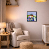 Reflection I by Sunita Khedekar, original painting, in room