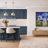 Let The Wind Be My Stylist by Sunita Khedekar, original painting, in room