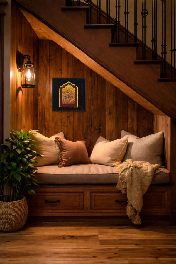 Archway by Sunita Khedekar, original painting, in room