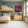 I Am The Creator by Sunita Khedekar, original painting, in room