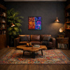 I Am The Creator by Sunita Khedekar, original painting, in room