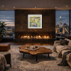 Blossoming Love by Mario Malfer, original painting, in room