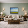 Passing Through Time by Ben Payne, original painting, in room