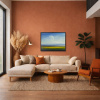 Passing Through Time by Ben Payne, original painting, in room