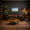 Passing Through Time by Ben Payne, original painting, in room