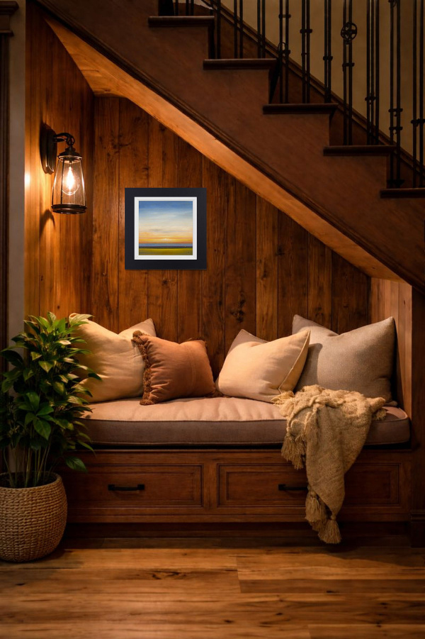 Early Light by Ben Payne, original painting, in room