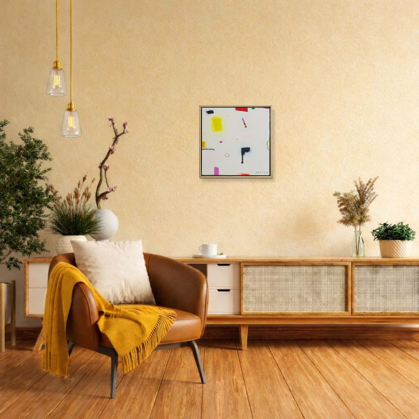 Eye Candy by Manel, original painting, in room