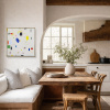 Turning Heads by Manel, original painting, in room