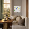 Turning Heads by Manel, original painting, in room