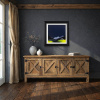 Misty Cottage by Jay Nottingham, original painting, in room