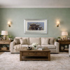 Family Photo by Ruby Keller, original painting, in room